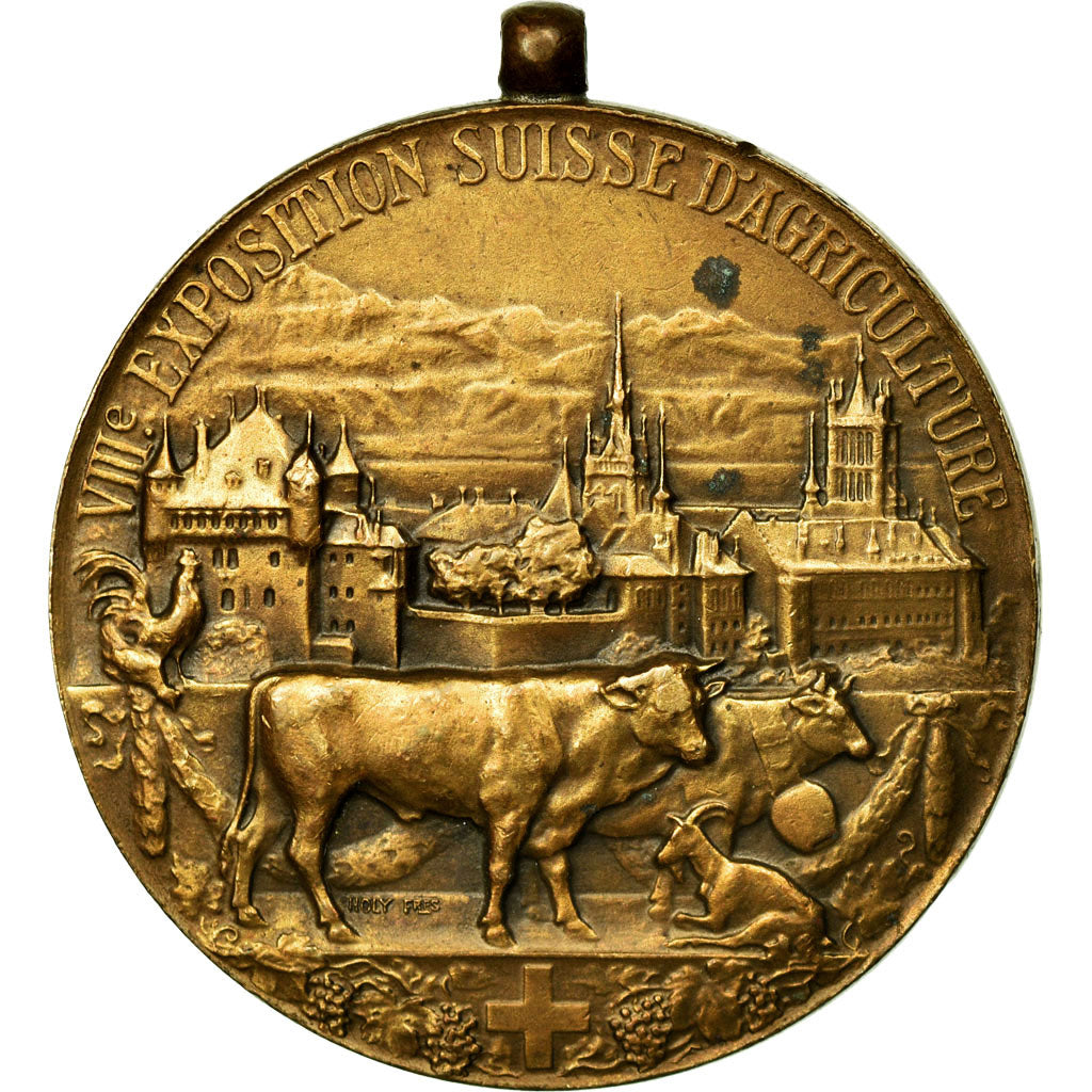 Switzerland, Medal, VIIIème Exposition Suisse d'Agriculture, Lausanne, 1910