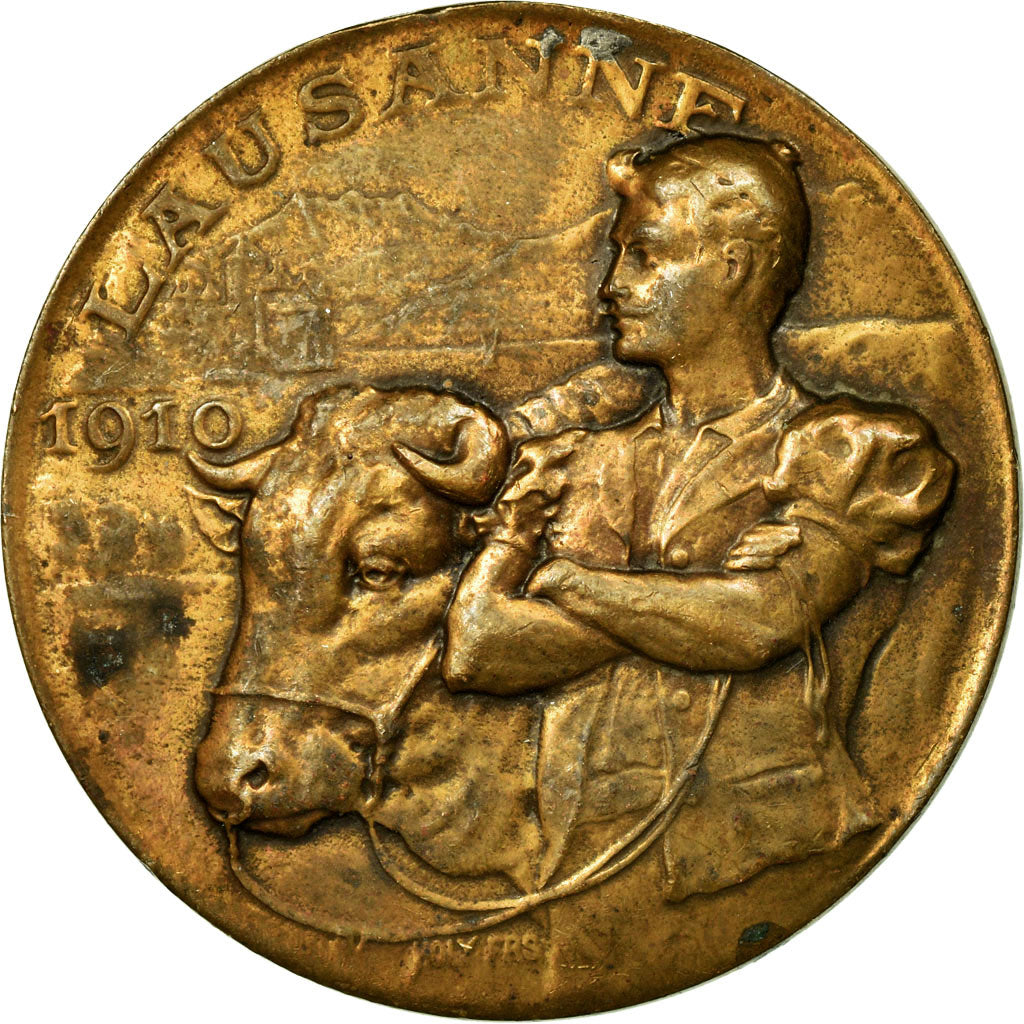 Switzerland, Medal, VIIIème Exposition Suisse d'Agriculture, Lausanne, 1910