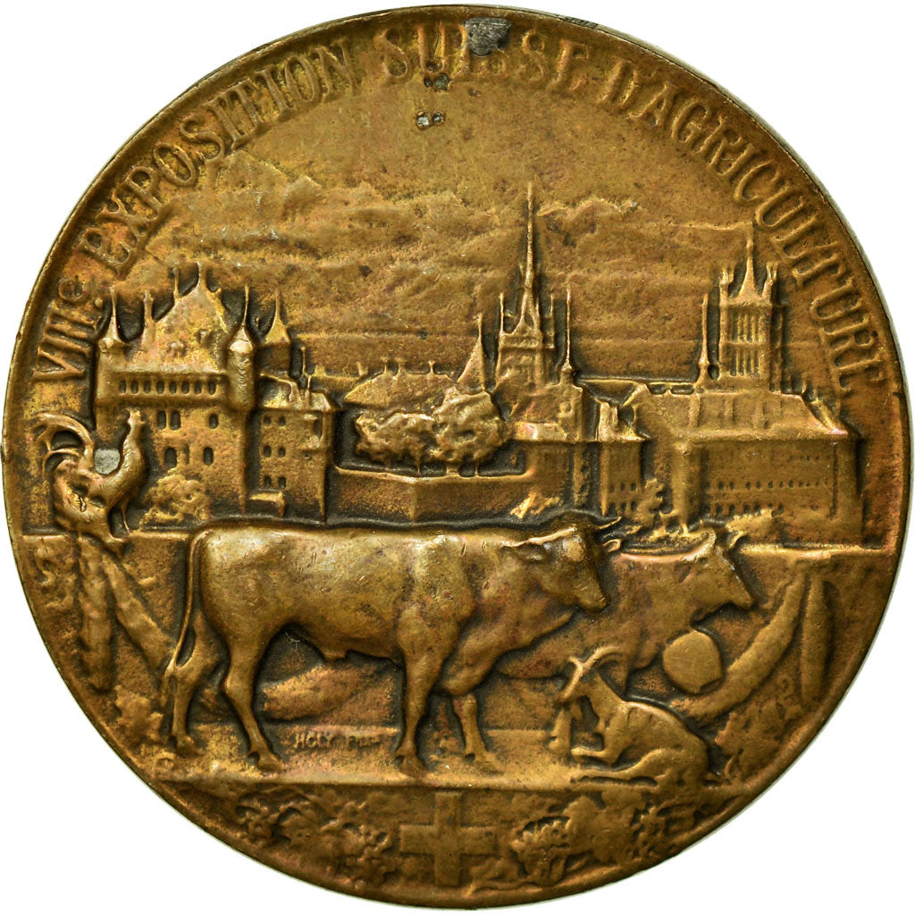 Switzerland, Medal, VIIIème Exposition Suisse d'Agriculture, Lausanne, 1910