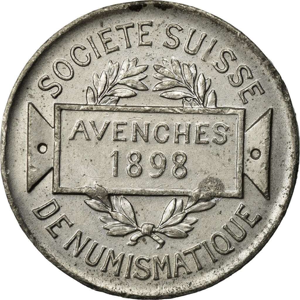 Switzerland, Medal, Société Suisse de Numismatique, Avenches, 1898, AU(50-53)