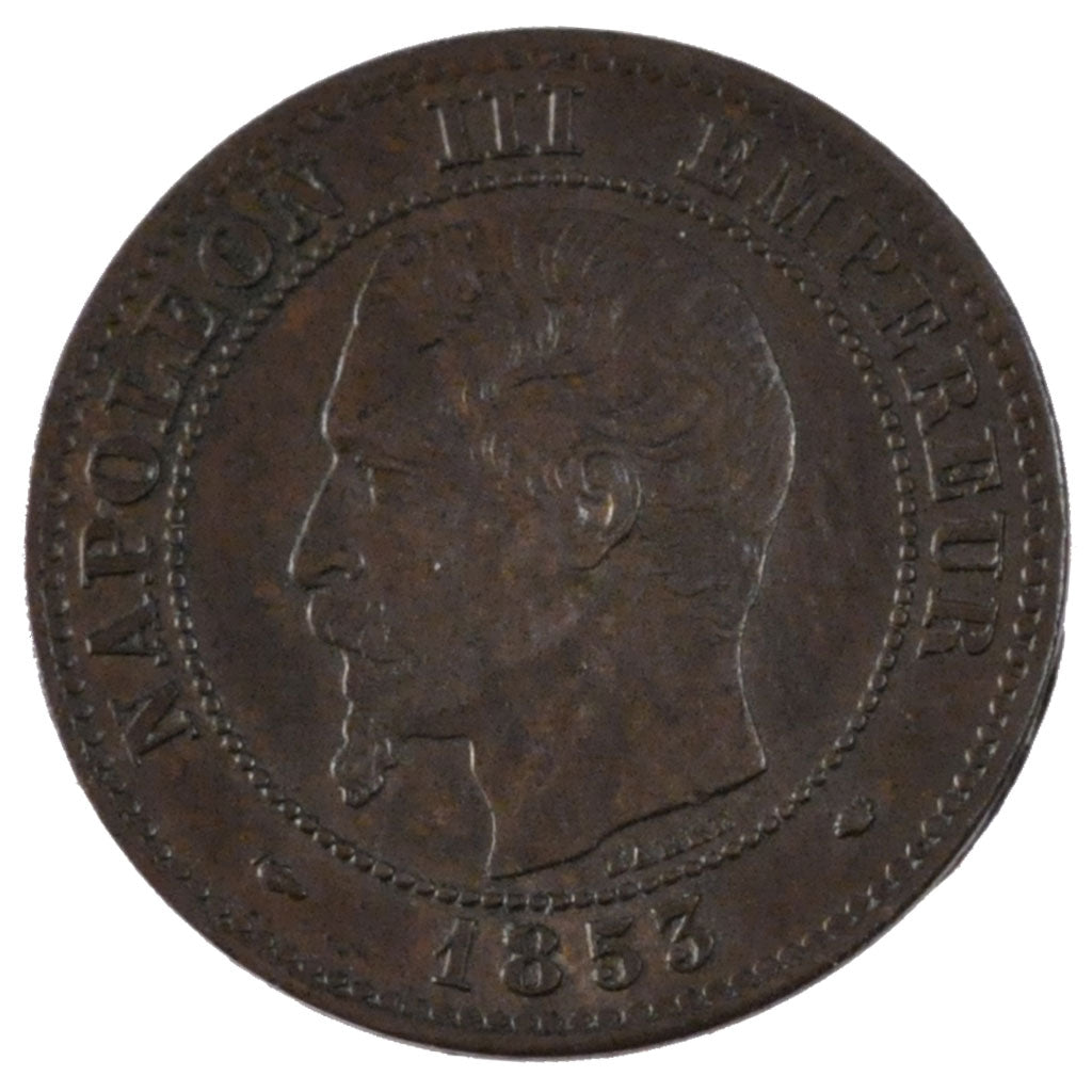 Coin, France, Napoleon III, Napoléon III, 2 Centimes, 1853, Marseille