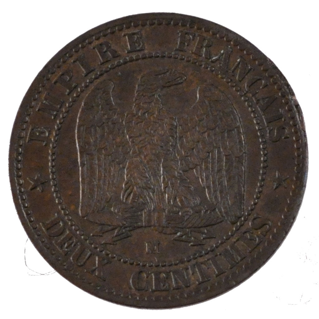 Coin, France, Napoleon III, Napoléon III, 2 Centimes, 1853, Marseille