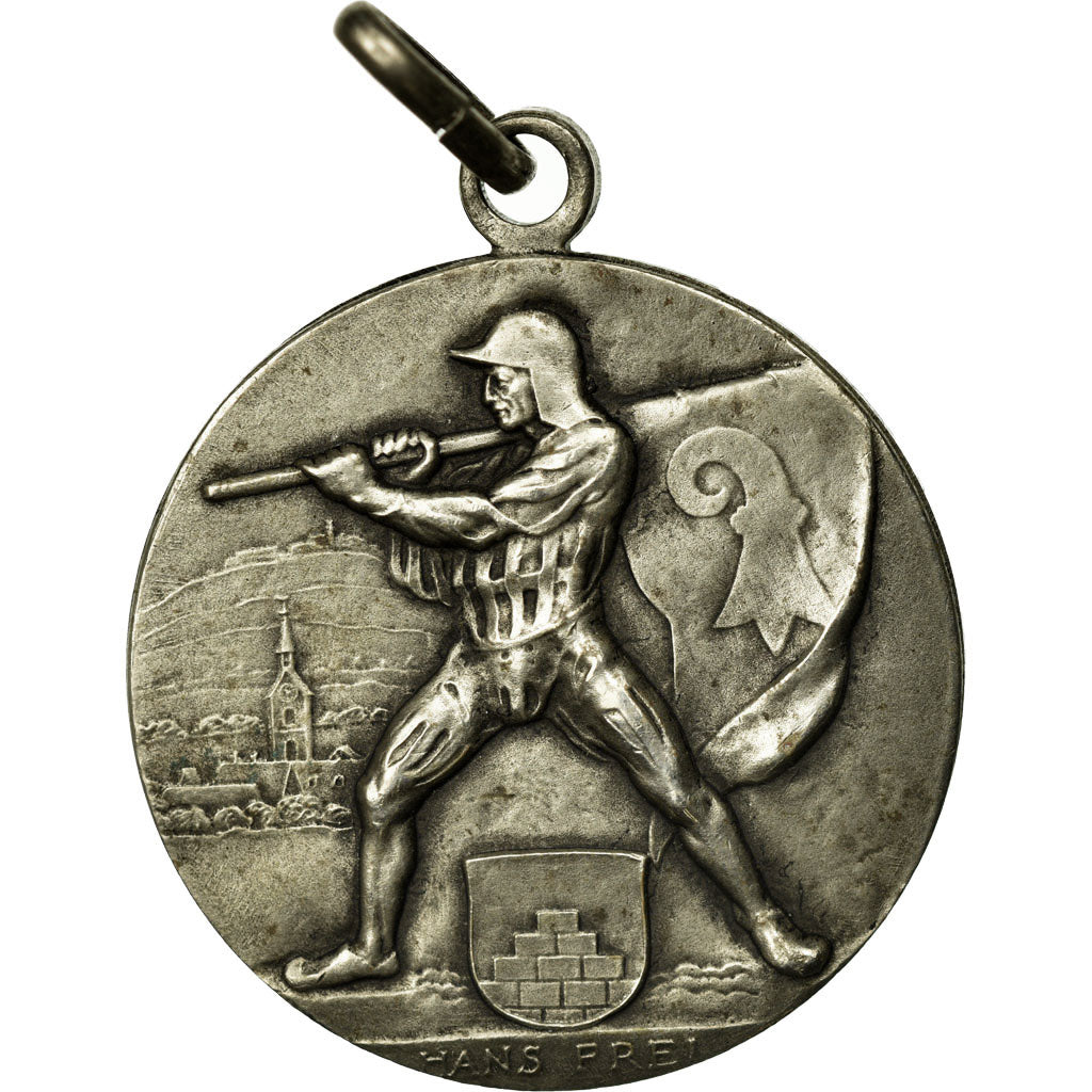 Switzerland, Medal, Feier Der Vereinigung Riehen-Basel, 400 Ans, 1922, Hans