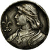 France, Medal, Jeanne d'Arc, EF(40-45), Silvered bronze