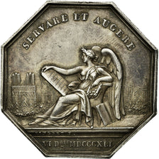 Frankreich, Token, Noblesse et Villes, Académie de Reims, 1841, Pingret, VZ