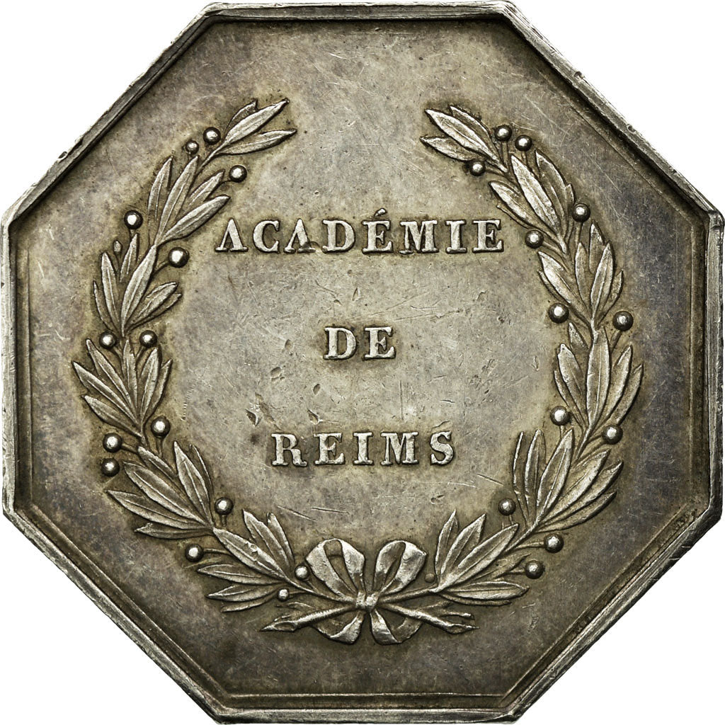 Frankreich, Token, Noblesse et Villes, Académie de Reims, 1841, Pingret, VZ