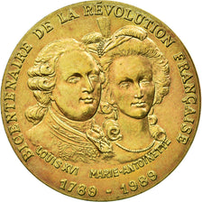 France, Jeton, Bicentenaire de la Révolution Française, 1989, MDP, FDC, Bronze