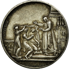 Francia, medalla, Religion, Mariage, Attribuée, 1848, Montagny, MBC+, Plata