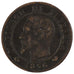 Moneda, Francia, Napoleon III, Napoléon III, Centime, 1856, Lille, MBC, Bronce