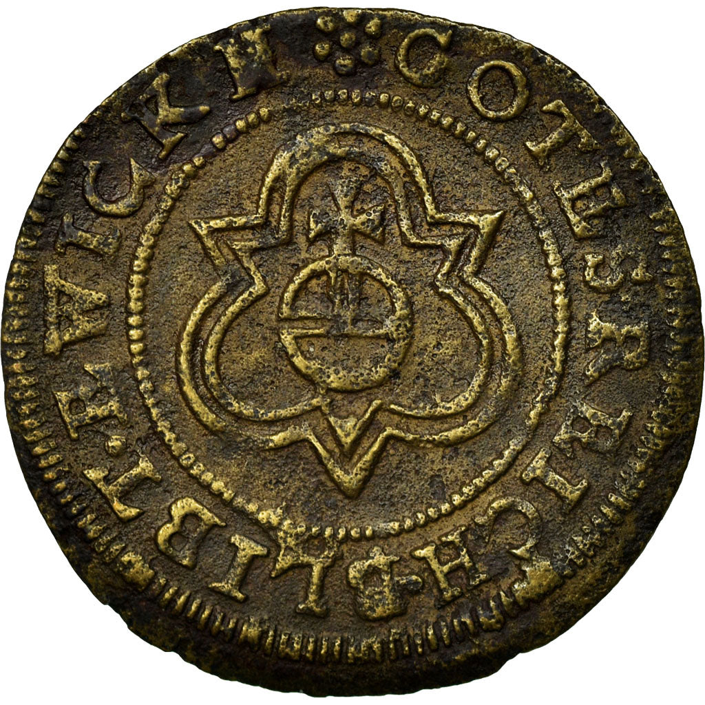 France, Token, Nuremberg, Jeton de Compte au Type du Gold Gulden, VF(30-35)