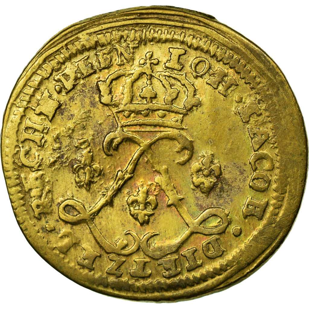 Frankreich, Token, Louis XV, Pfening, Iohann Iacob, SS, Messing