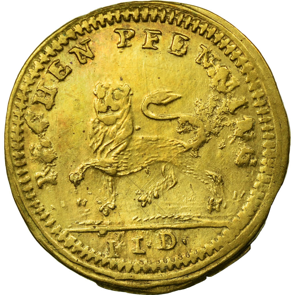 France, Token, Nuremberg, Rechenpfennig, VF(30-35), Brass