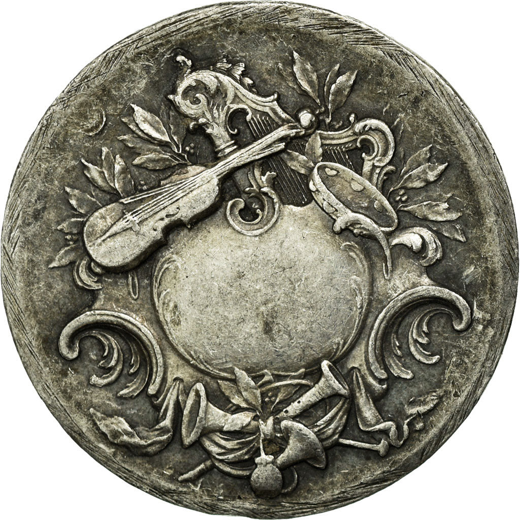 France, Medal, Prix de Musique, Rivet, AU(50-53), Silver