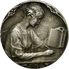 France, Medal, Art Nouveau, Cours Camus-Schwartz, Lenoir, AU(50-53), Silvered