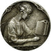 France, Medal, Art Nouveau, Cours Camus-Schwartz, Lenoir, AU(50-53), Silvered