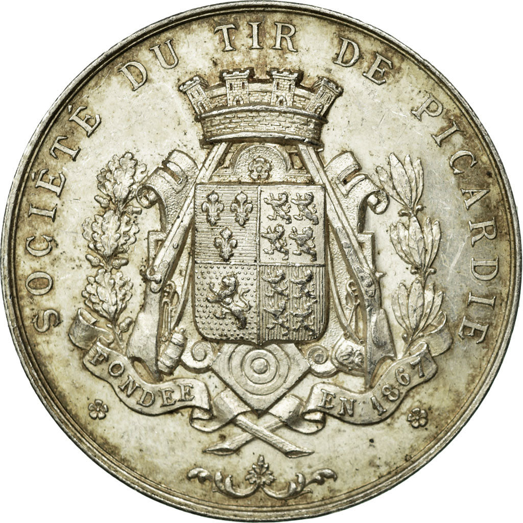 France, Médaille, Société du Tir de Picardie, SUP, Argent