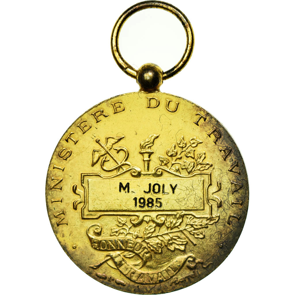 France, Médaille d'honneur du travail, Médaille, 1985, Excellent Quality