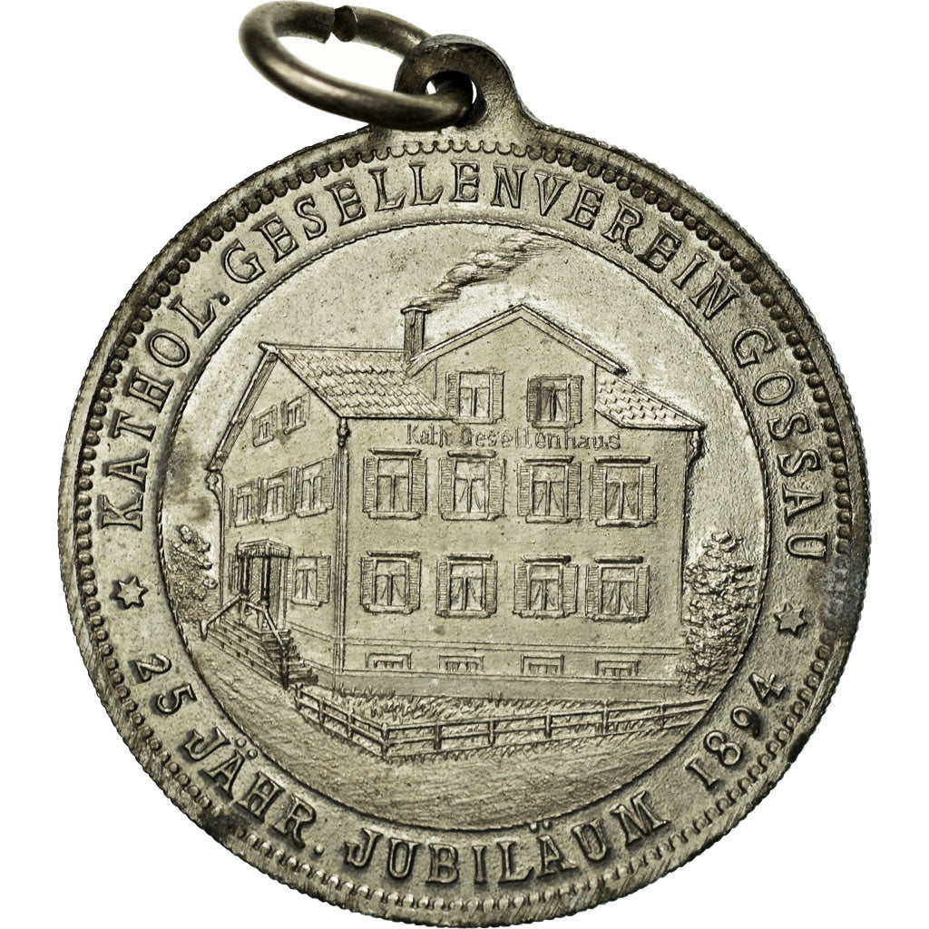 Switzerland, Medal, Religion, Adolf Kölping, Jubilé, 1894, AU(50-53)