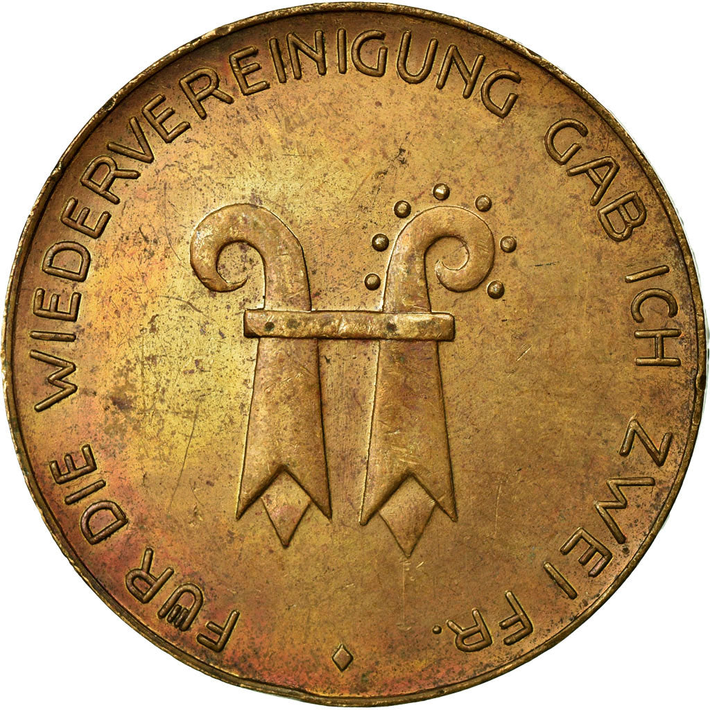 Deutschland, Medaille, Pour la Réunification, SS, Kupfer