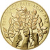 France, Medal, Les Nations Unies, La Paix, 1979, MS(65-70), Copper-nickel