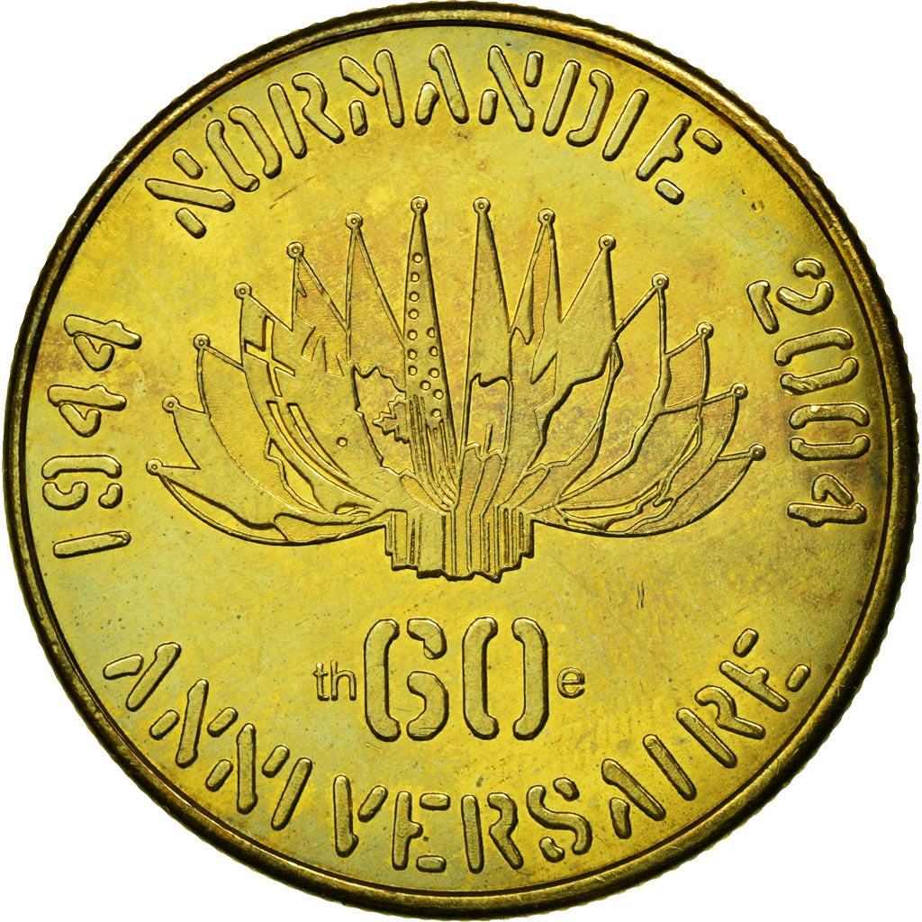 France, Medal, 60ème Anniversaire du Débarquement, Roosevelt, 2004, MS(64)