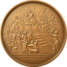 France, Medal, Révolution Française, Abolition de l'Esclavage, 1987