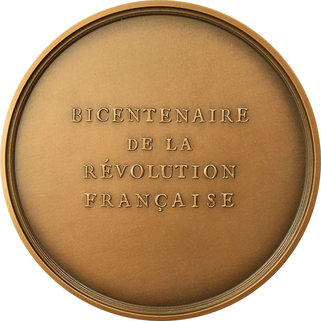 France, Medal, Révolution Française, Le Suffrage Universelle, 1987, Tschudin