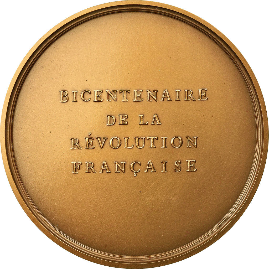France, Medal, Révolution Française, Comité de Salut Public, 1987, Coppin