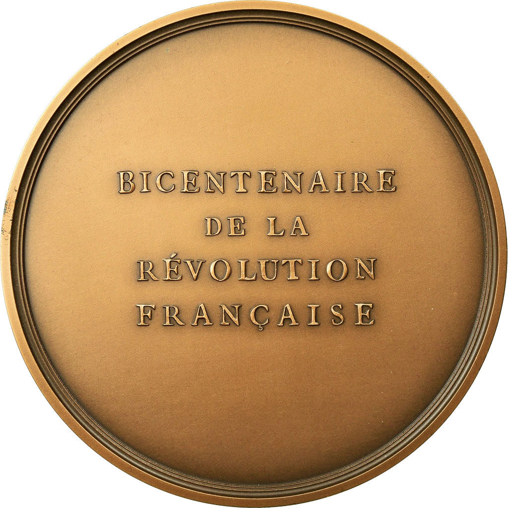 France, Medal, Révolution Française, Bataille de Valmy, 1987, Lecuyer