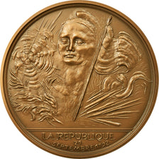 France, Medal, Révolution Française, La République, 1987, Maillart