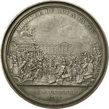 France, Medal, Louis XVI, Arrivée du roi à Paris, Andrieu, Restrike