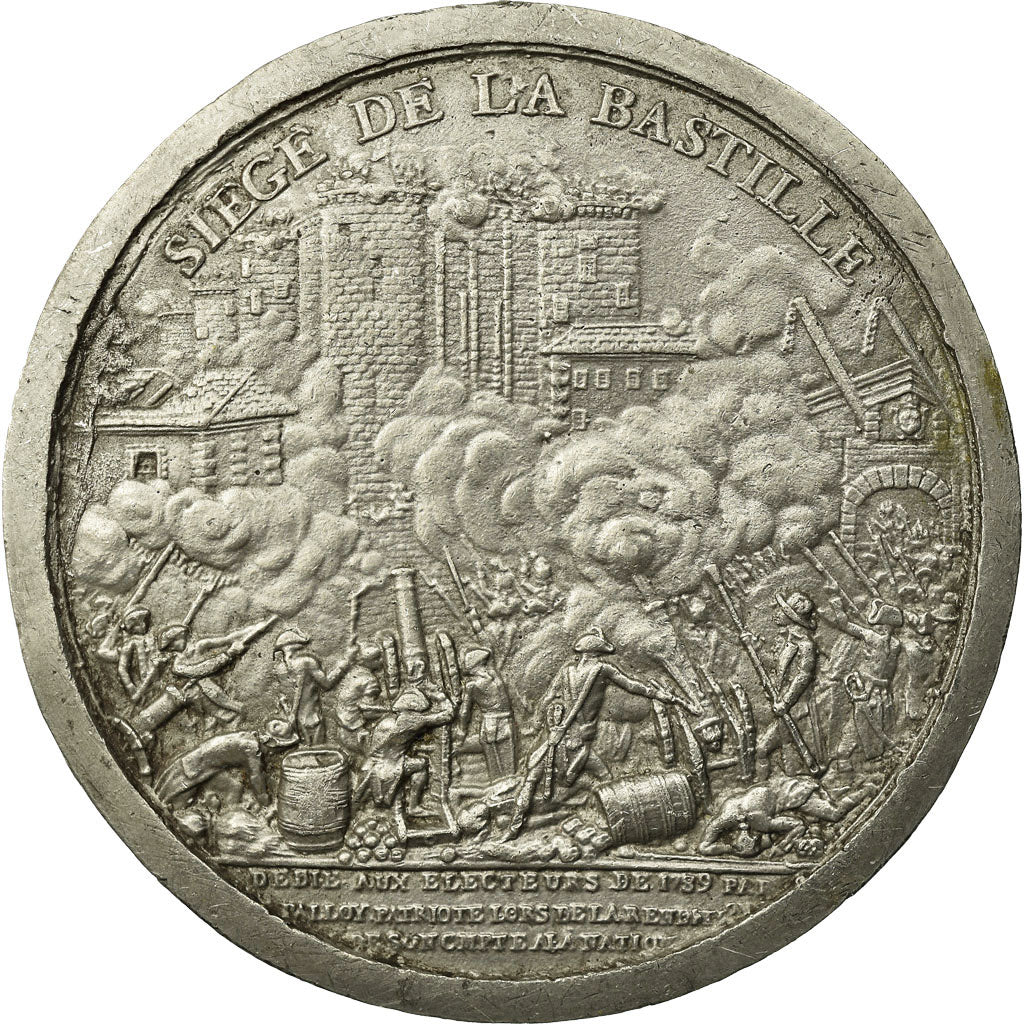 France, Medal, Révolution Française, Siège de la Bastille, Restrike