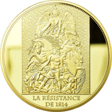 France, Medal, Arc de Triomphe, La Résistance de 1814, 2013, MS(65-70), Copper