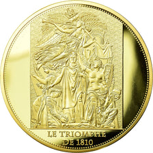 France, Medal, Arc de Triomphe, Le Triomphe de 1810, 2013, MS(65-70), Copper