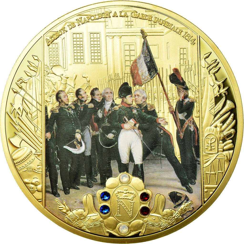 France, Medal, Adieux de Napoléon à la Garde Impériale 1814, 2015, MS(65-70)