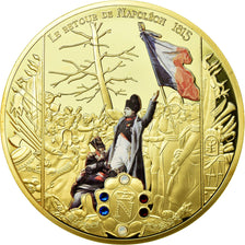 France, Medal, Le Retour de Napoléon, 1815, 2015, MS(65-70), Copper Gilt