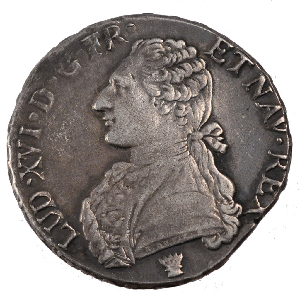 FRANCE, Écu aux branches d'olivier, ECU, 1784, Limoges, KM #564.7, EF(40-45), ..