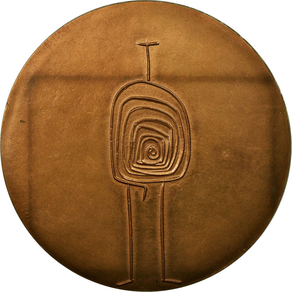 France, Medal, Photographie, Autoportrait, Auricoste, 1970, Auricoste