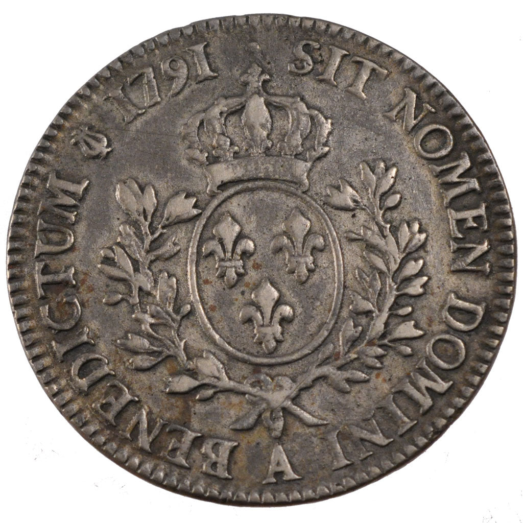 Louis XVI, Ecu aux branches d'olivier