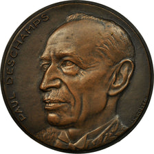 France, Medal, Histoire, Paul Deschamps, Coeffin, MS(60-62), Bronze