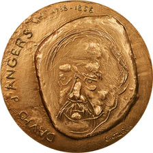 France, Médaille, Sculpture, David d'Angers, 1966, Couturier, SUP+, Bronze
