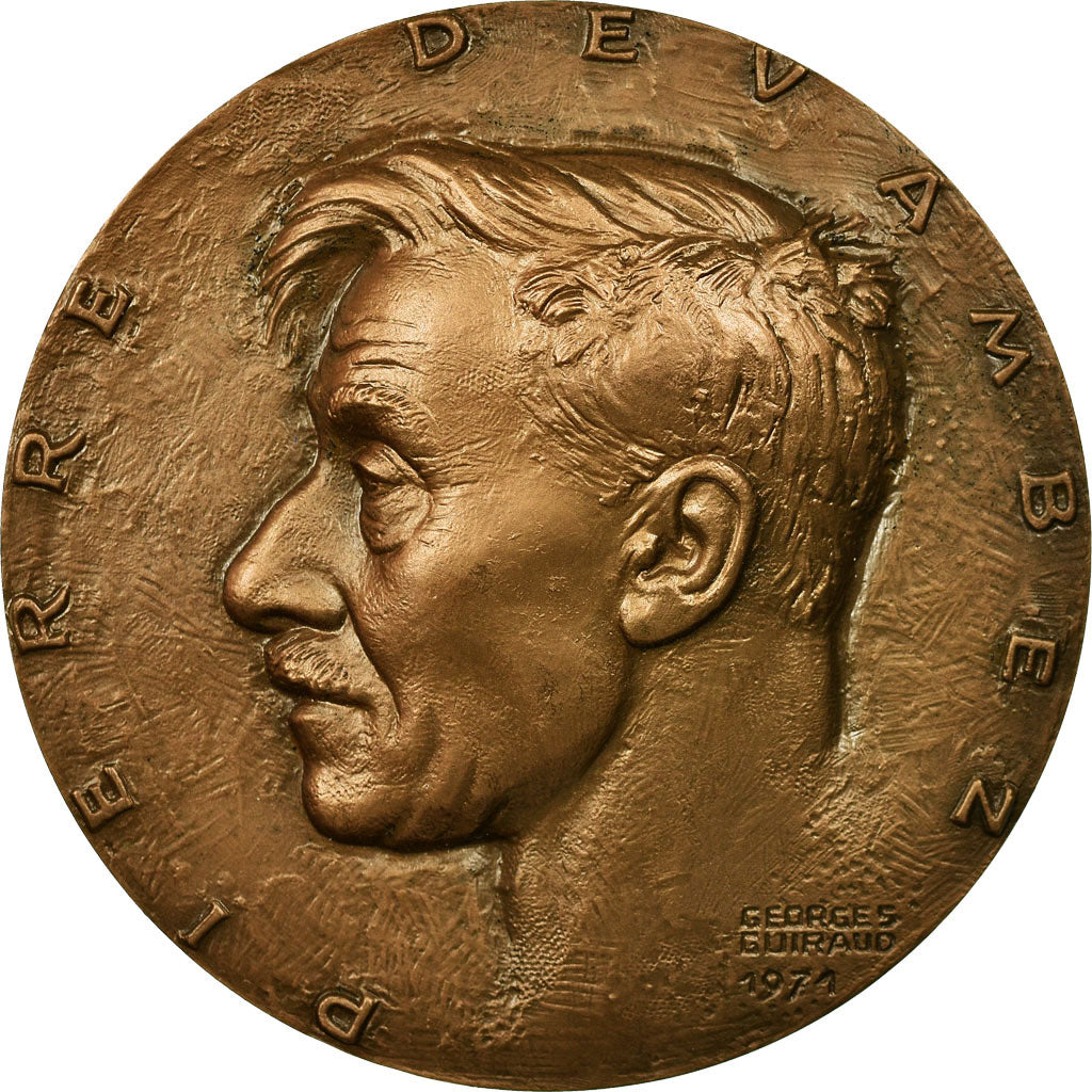 Francia, medaglia, Archéologie, Pierre Devambez, Thasos, 1971, Guiraud, SPL
