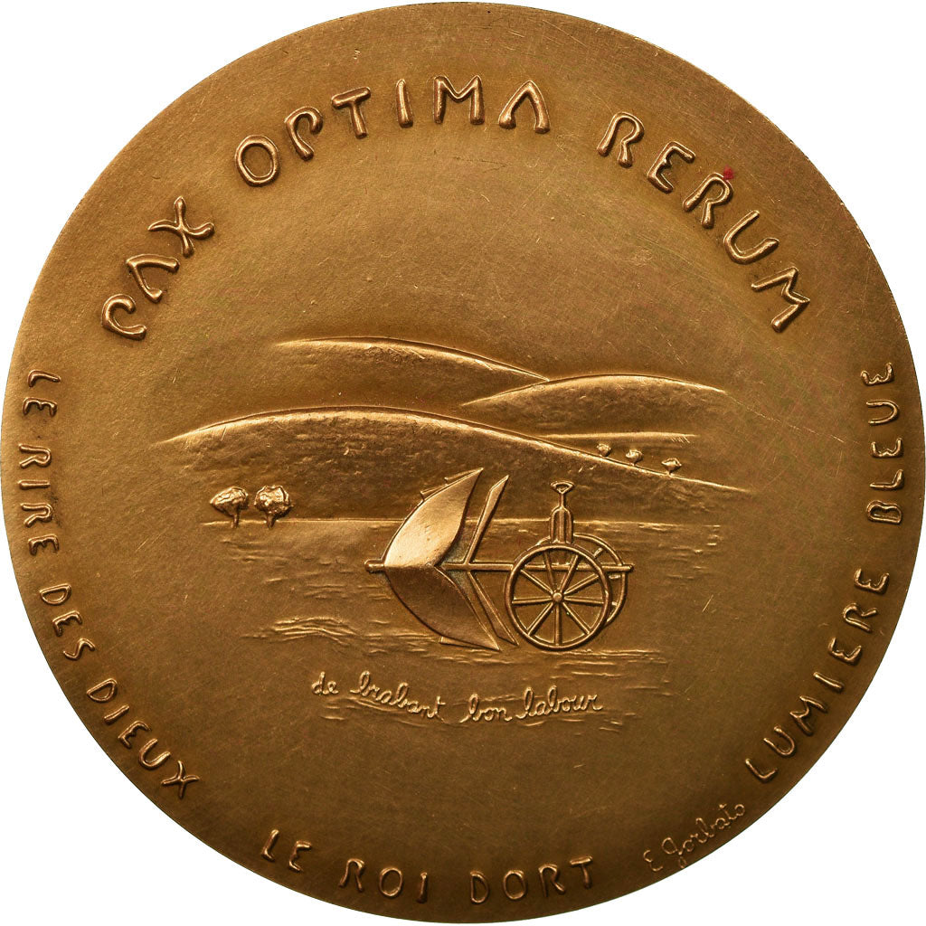 Francia, medaglia, Littérature, Charles Braibant, Gorbato, SPL, Bronzo