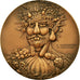 Italy, Medal, Peinture, Giuseppe Arcimboldo, 1936, Johnson, MS(63), Bronze
