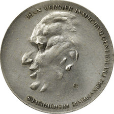 Francja, Medal, Archéologie, Jean Verrier, 1958, AU(50-53), Brąz posrebrzany