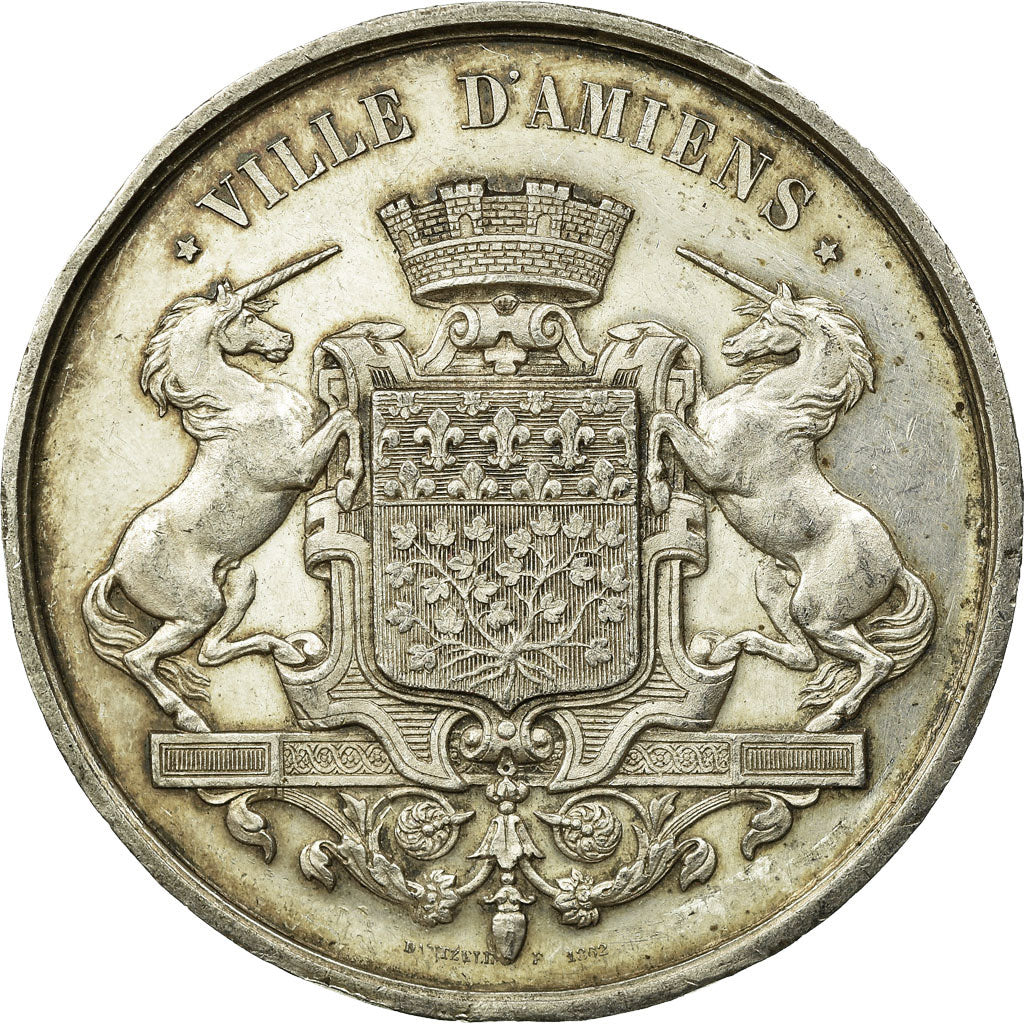 France, Medal, Société Mixte de Tir, 12ème Régiment d'Infanterie, Amiens