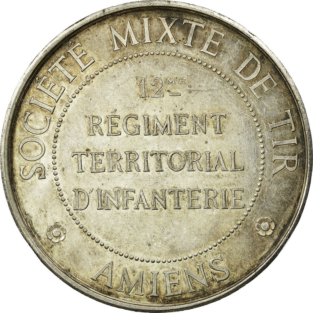 France, Medal, Société Mixte de Tir, 12ème Régiment d'Infanterie, Amiens