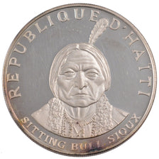 HAITI, 10 Gourdes, 1971, KM #80, MS(63), Silver, 40, 46.62