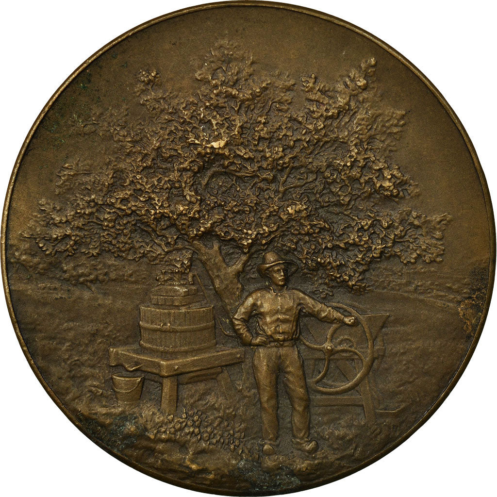 France, Medal, Association Française Pomologique, VF(30-35), Bronze