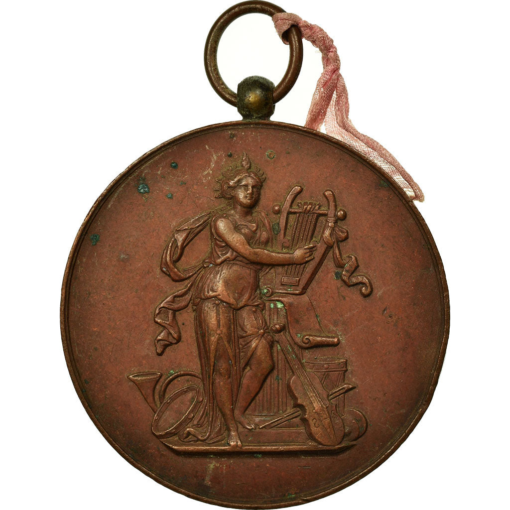 France, Medal, Prix de Musique, EF(40-45), Copper